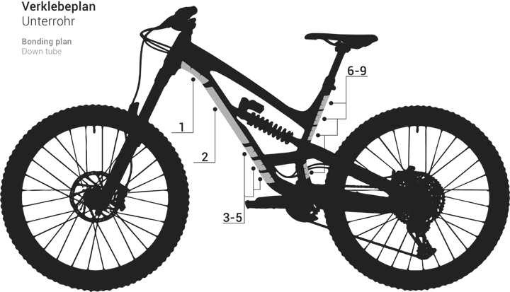 Frame Kit E-Bike L "Clear Glossy" - BIKEDEVILZ
