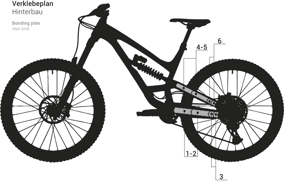 Frame Kit E-Bike L "Clear Glossy" - BIKEDEVILZ